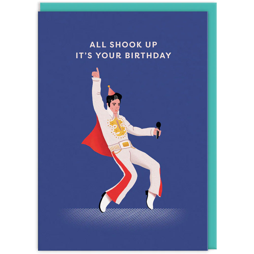 Elvis Presley All Shook Up It's Your Birthday - Greetings Card