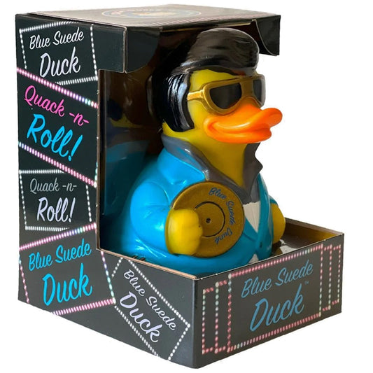 CelebriDucks - Blue Suede Duck / Elvis Presley Boxed Rubber Duck