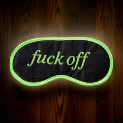 Image of Eye Mask - F*ck Off (Glow In The Dark)