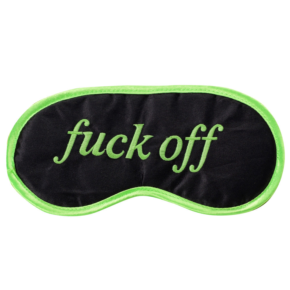 Eye Mask - F*ck Off (Glow In The Dark)