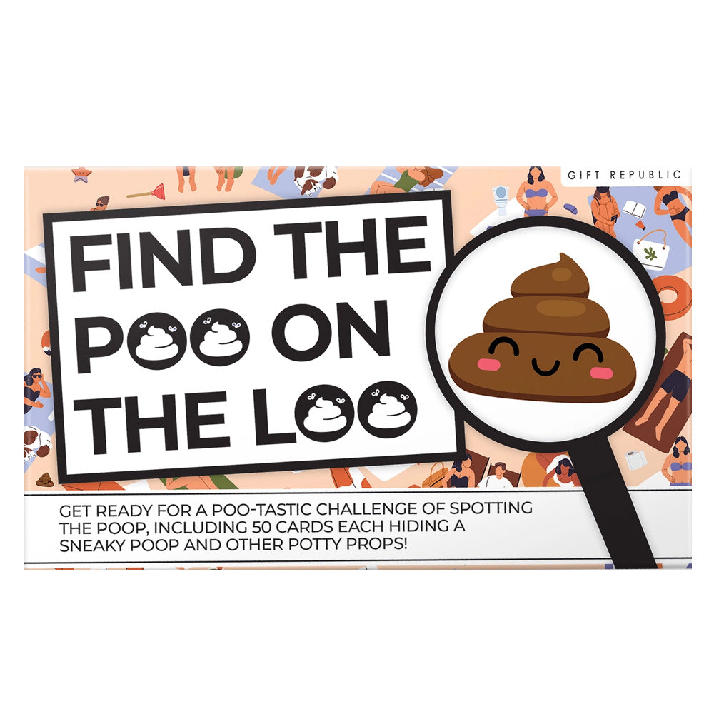 Find the Poo On the Loo Card Game