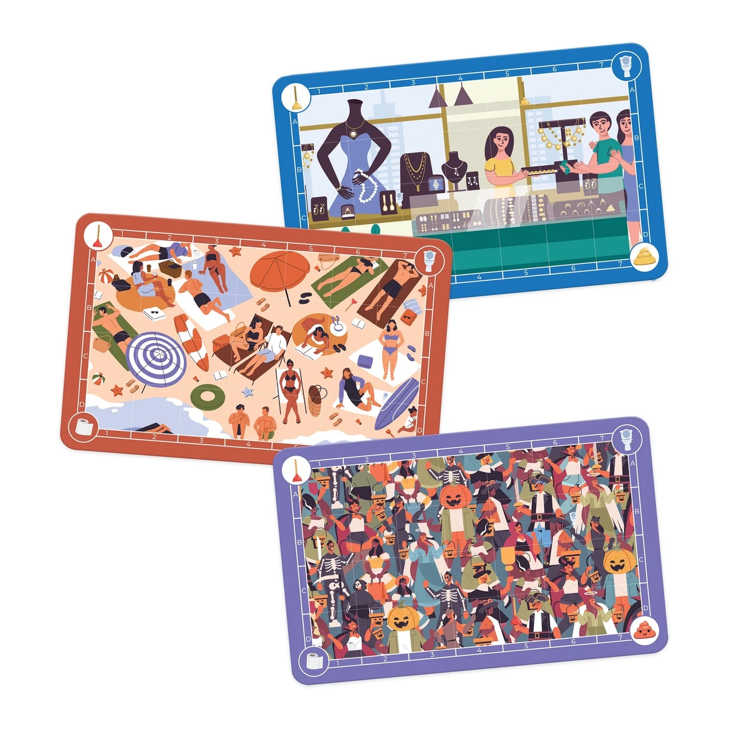 Find the Poo On the Loo Card Game