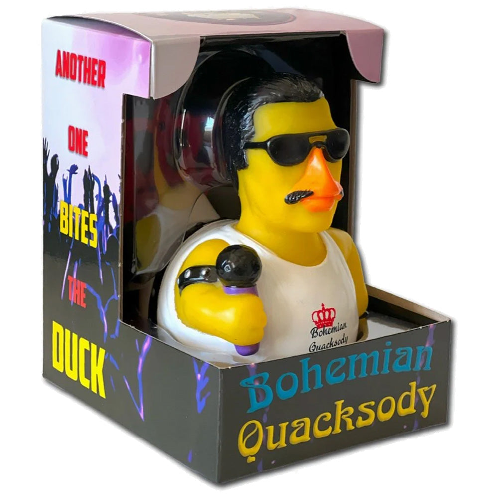 CelebriDucks - Bohemian Quacksody / Freddie Mercury Boxed Rubber Duck