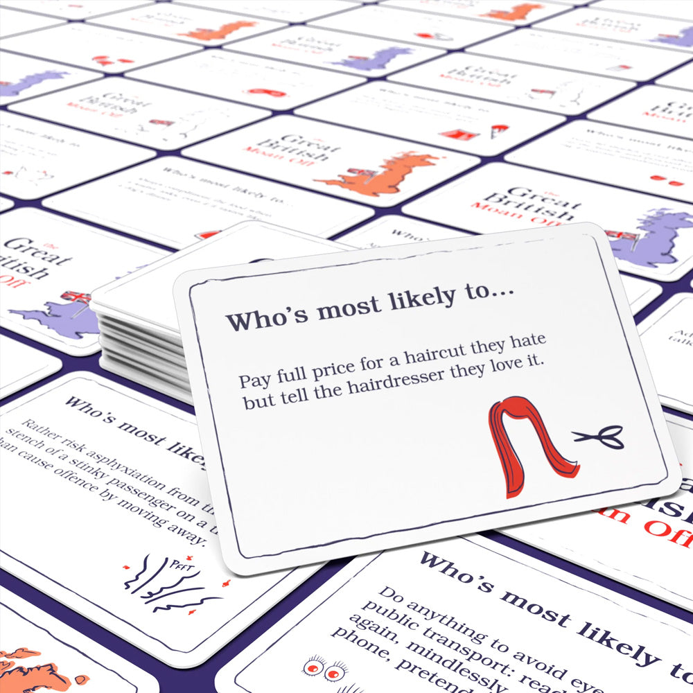 Great British Moan Off Card Game