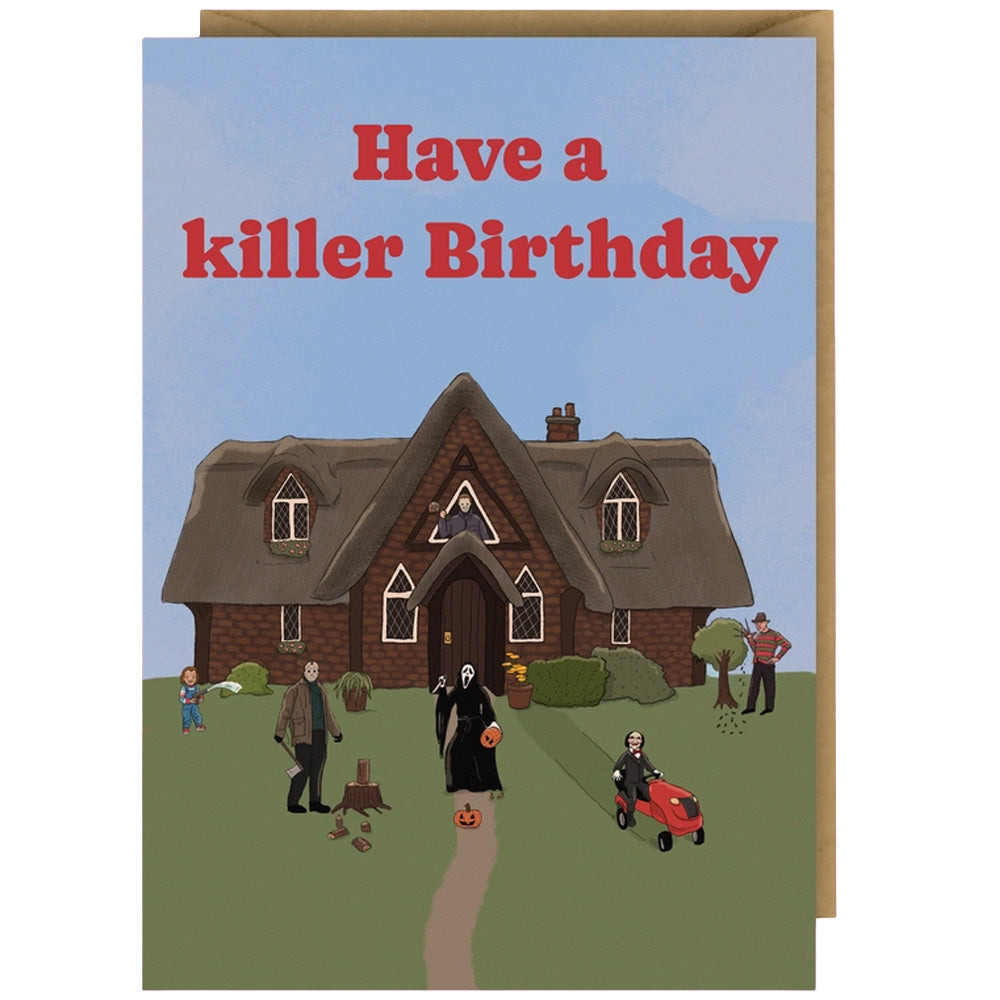 Horror Movies - Have A Killer Birthday Birthday Card
