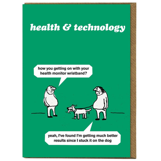 Modern Toss Birthday Card - Health Monitor Wristband
