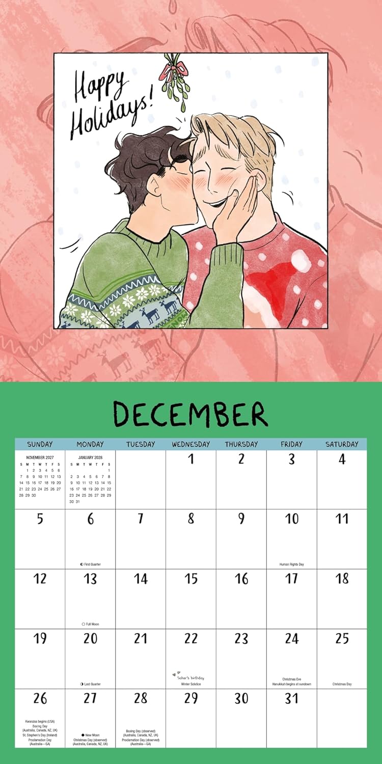 Alice Oseman - The Heartstopper 2027 Calendar with Bonus Poster