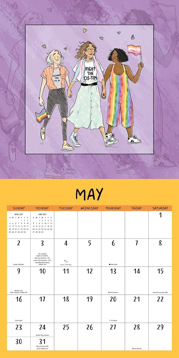 Alice Oseman - The Heartstopper 2027 Calendar with Bonus Poster