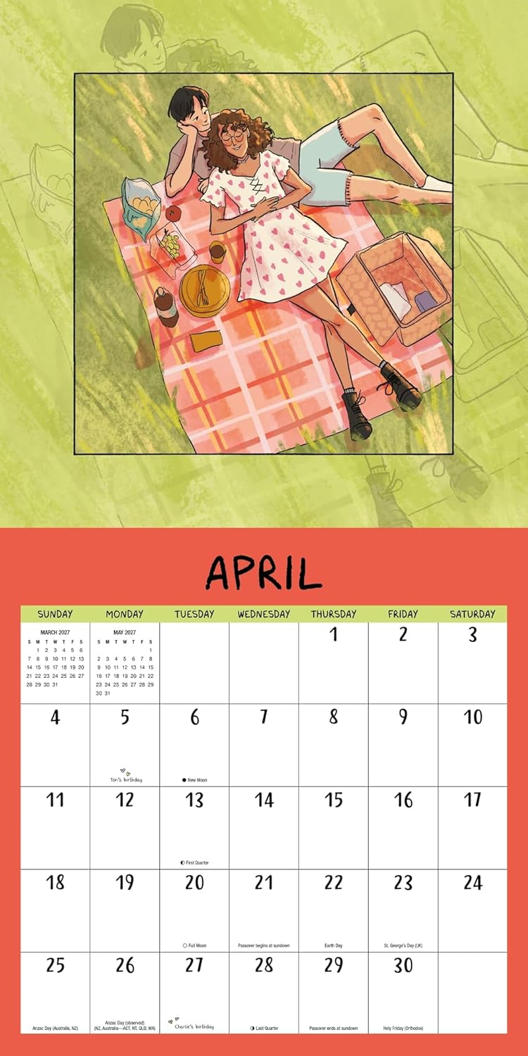 Alice Oseman - The Heartstopper 2027 Calendar with Bonus Poster