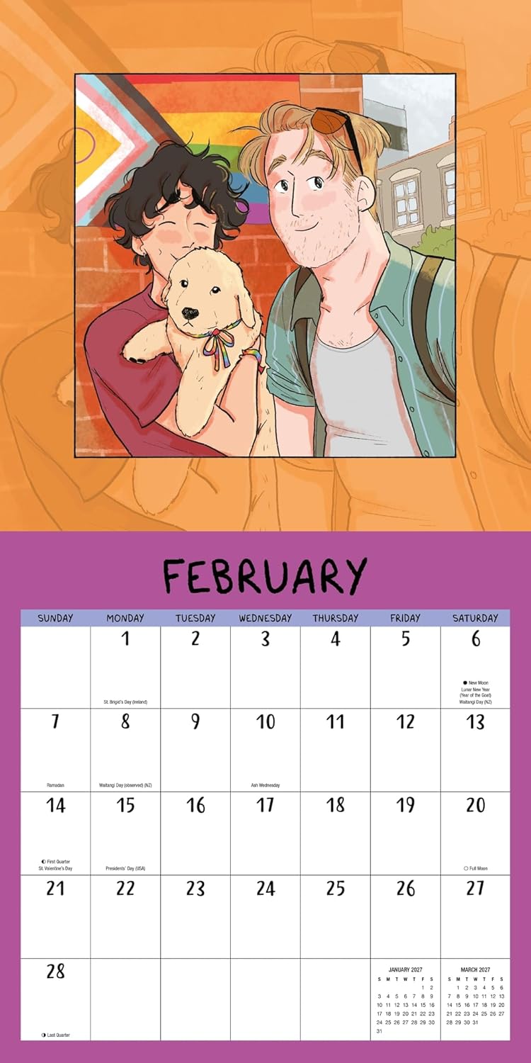 Alice Oseman - The Heartstopper 2027 Calendar with Bonus Poster