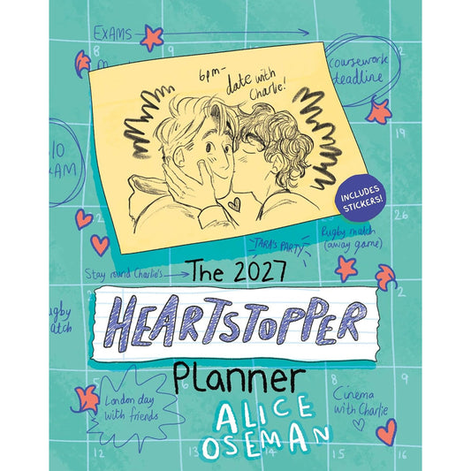 Alice Oseman - The Heartstopper 2027 Planner with Alice Oseman Art & Bonus Stickers