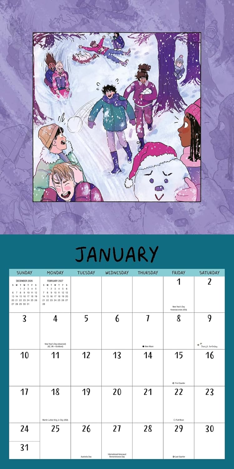 Alice Oseman - The Heartstopper 2027 Planner with Alice Oseman Art & Bonus Stickers