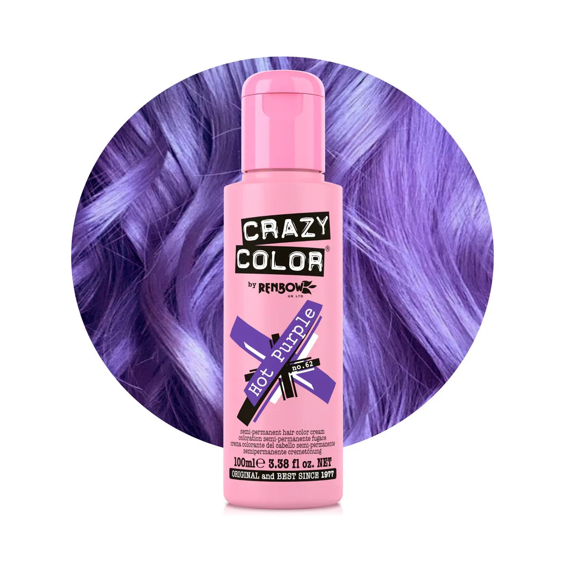 Crazy Color Hair Dye - Hot Purple