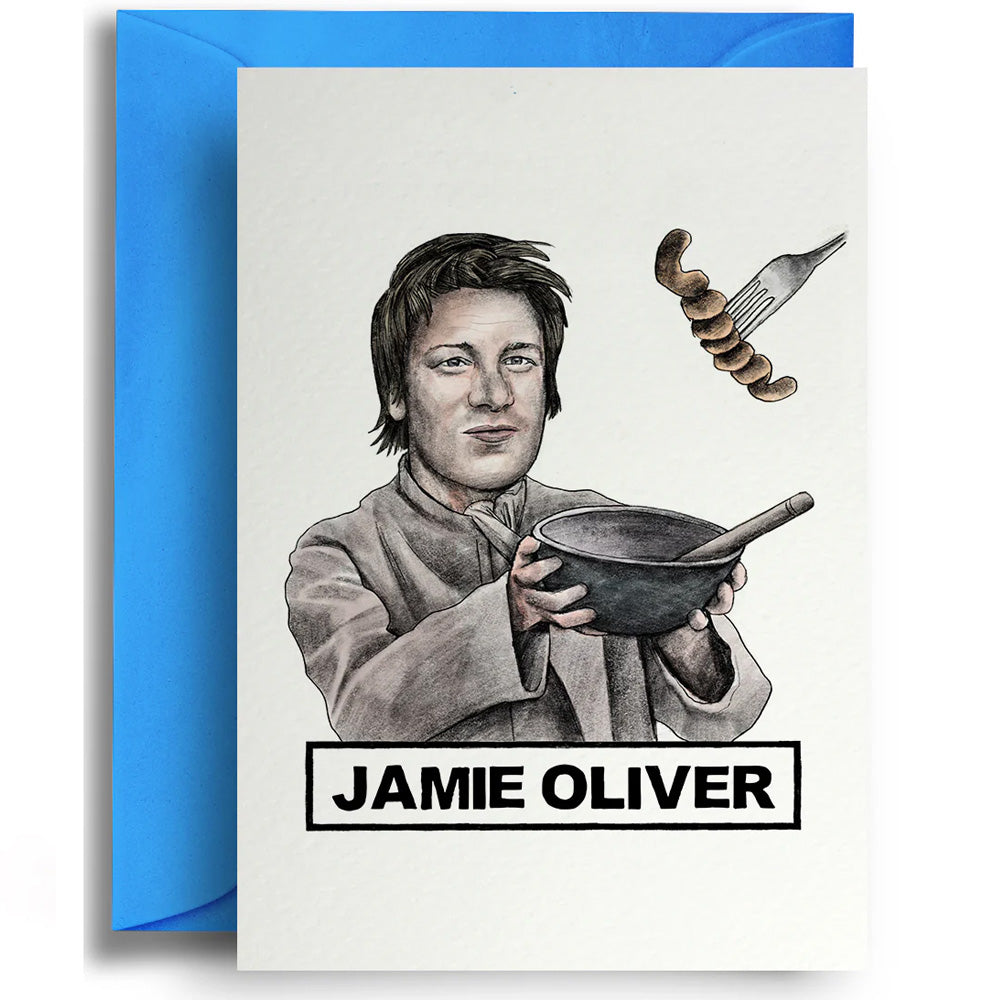 Jamie Oliver- Greetings Card