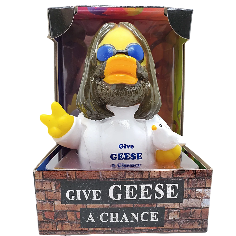 CelebriDucks - Give Geese A Chance / John Lennon Boxed Rubber Duck