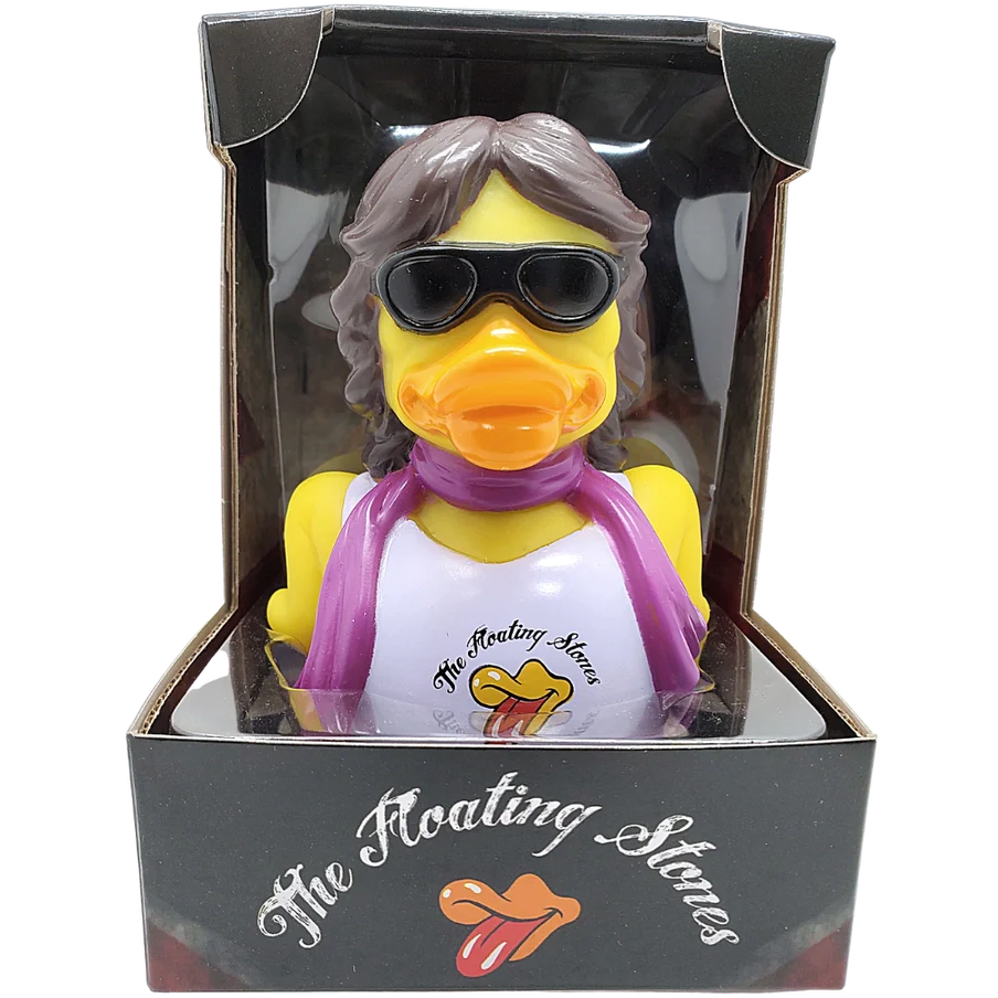 CelebriDucks - Jumpin' Quack Splash / Mick Jagger Boxed Rubber Duck