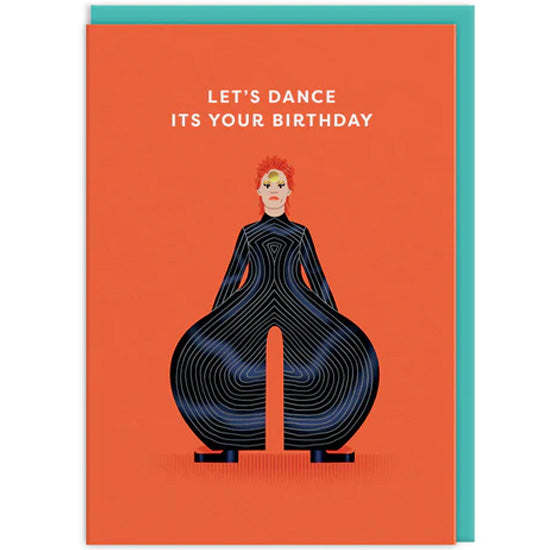 David Bowie - Let's Dance It's Your Birthday Greetings Card