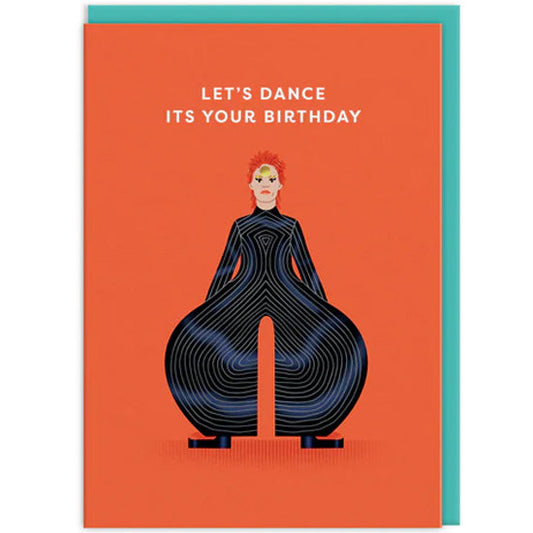 David Bowie - Let's Dance It's Your Birthday Greetings Card