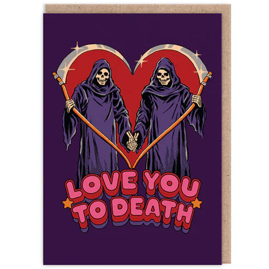 Skeletor - Love You To Death Greetings Card
