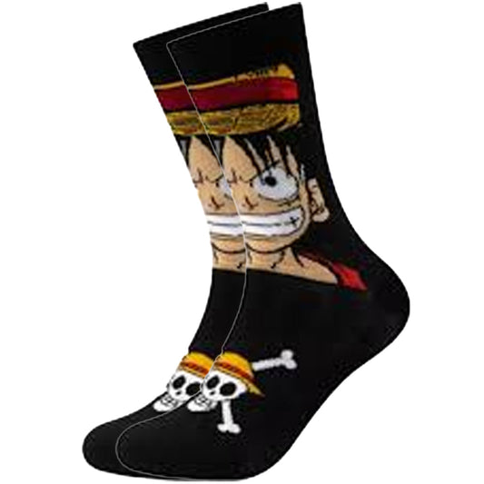 Pop Culture Socks - Luffy One Piece (One Size Gender Neutral)