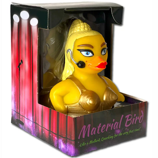 CelebriDucks - Madonna / Material Bird Boxed Rubber Duck