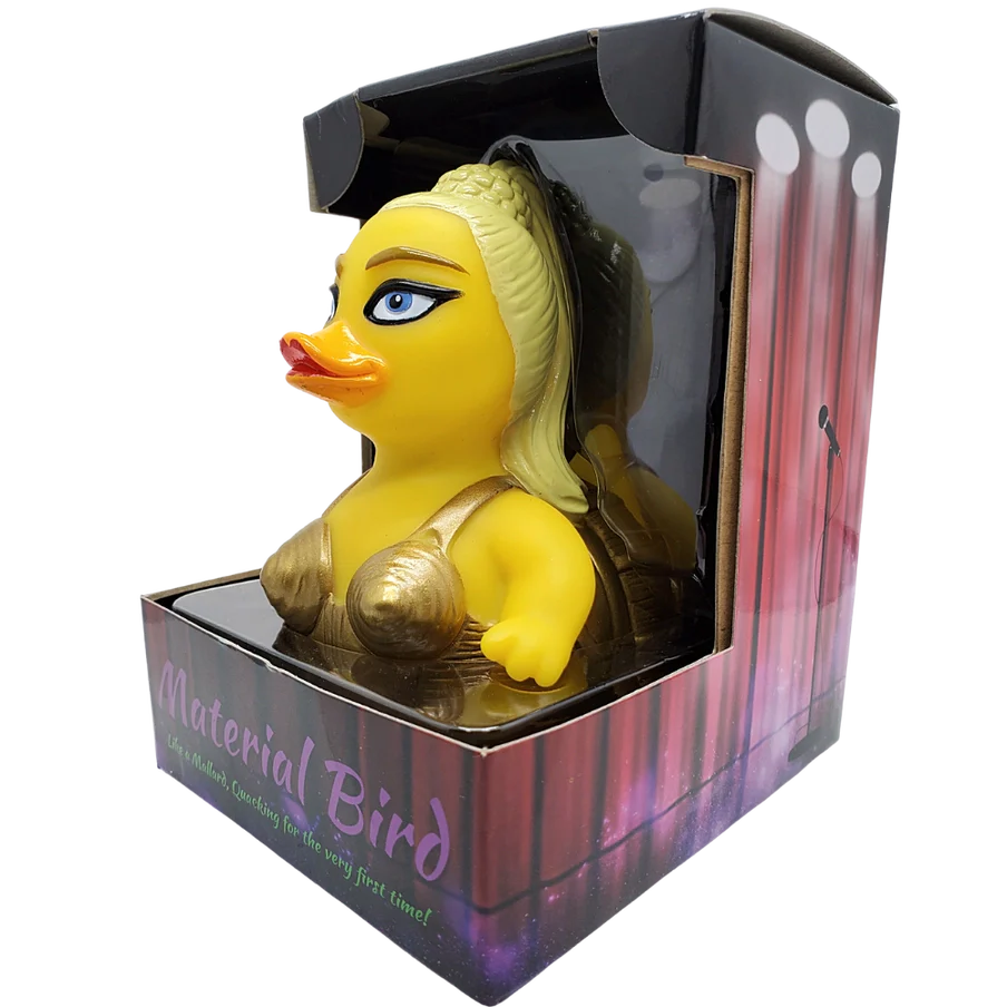 CelebriDucks - Madonna / Material Bird Boxed Rubber Duck