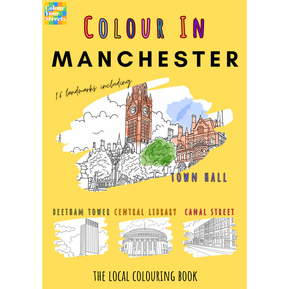 Colour In Manchester - Colouring Book