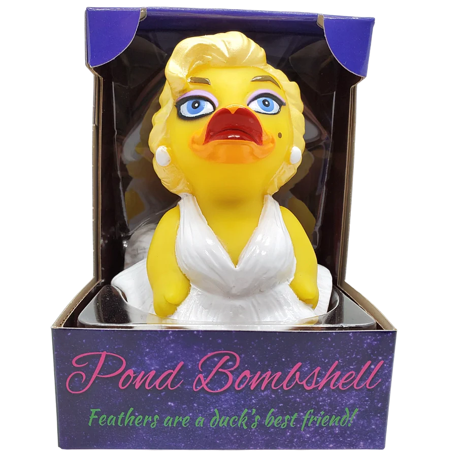 CelebriDucks - Marilyn Monroe / Pond Bombshell Boxed Rubber Duck