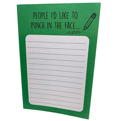 Image of Notepad - People I'd Like To Punch