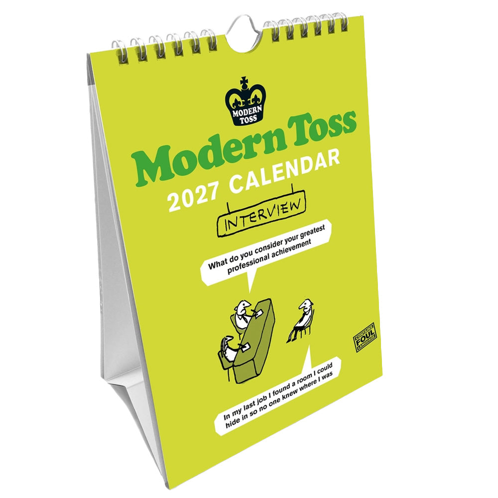 Modern Toss 2027 Desk Calendar