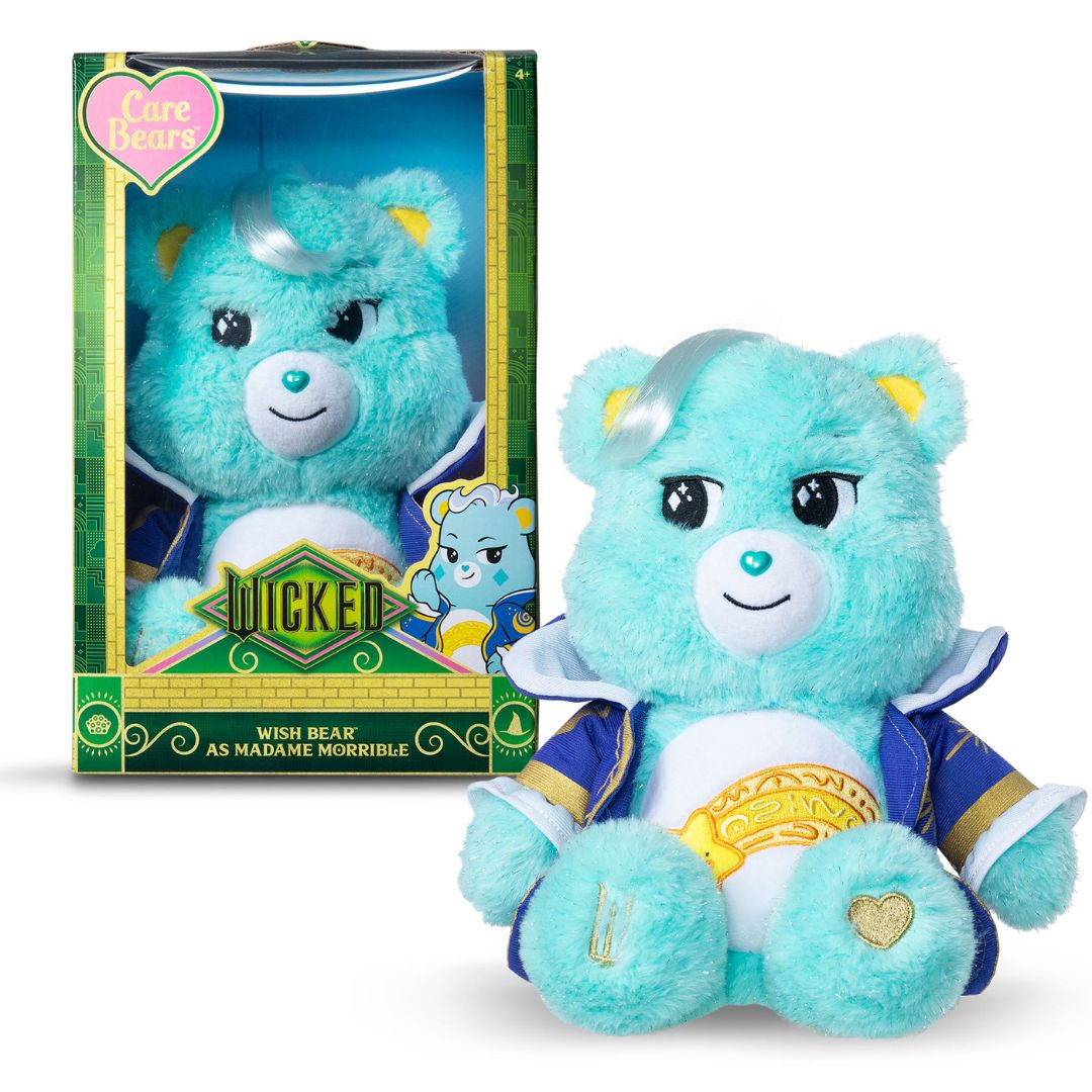 Care Bears x Wicked - Wish Bear as Madam Morrible (30cm Plush)