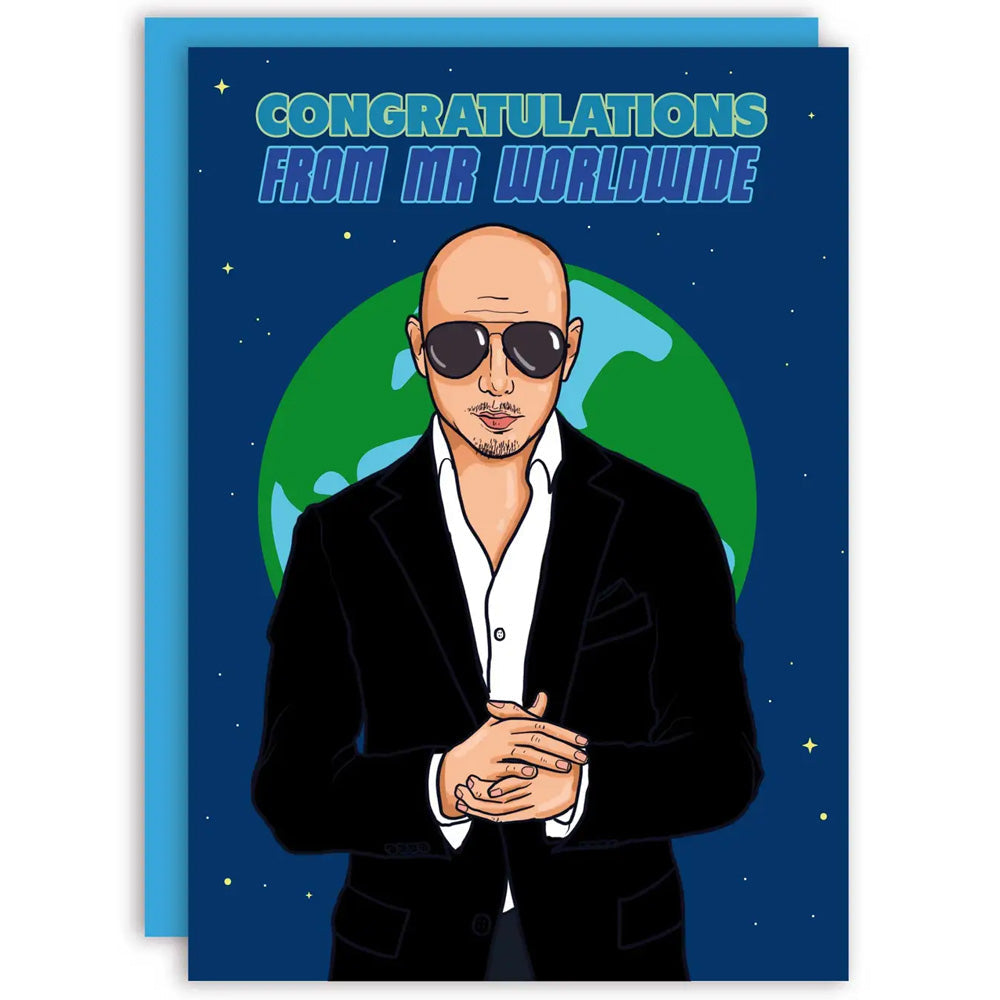 Pitbull - Congratulations From Mr Worldwide Birthday Card