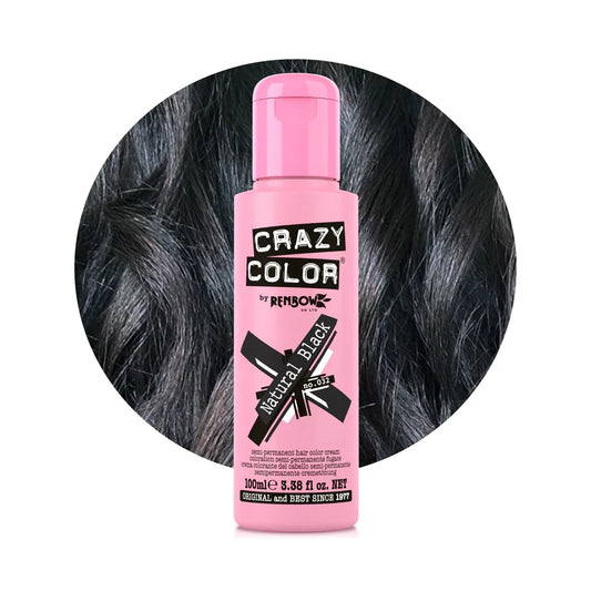 Crazy Color Hair Dye - Natural Black