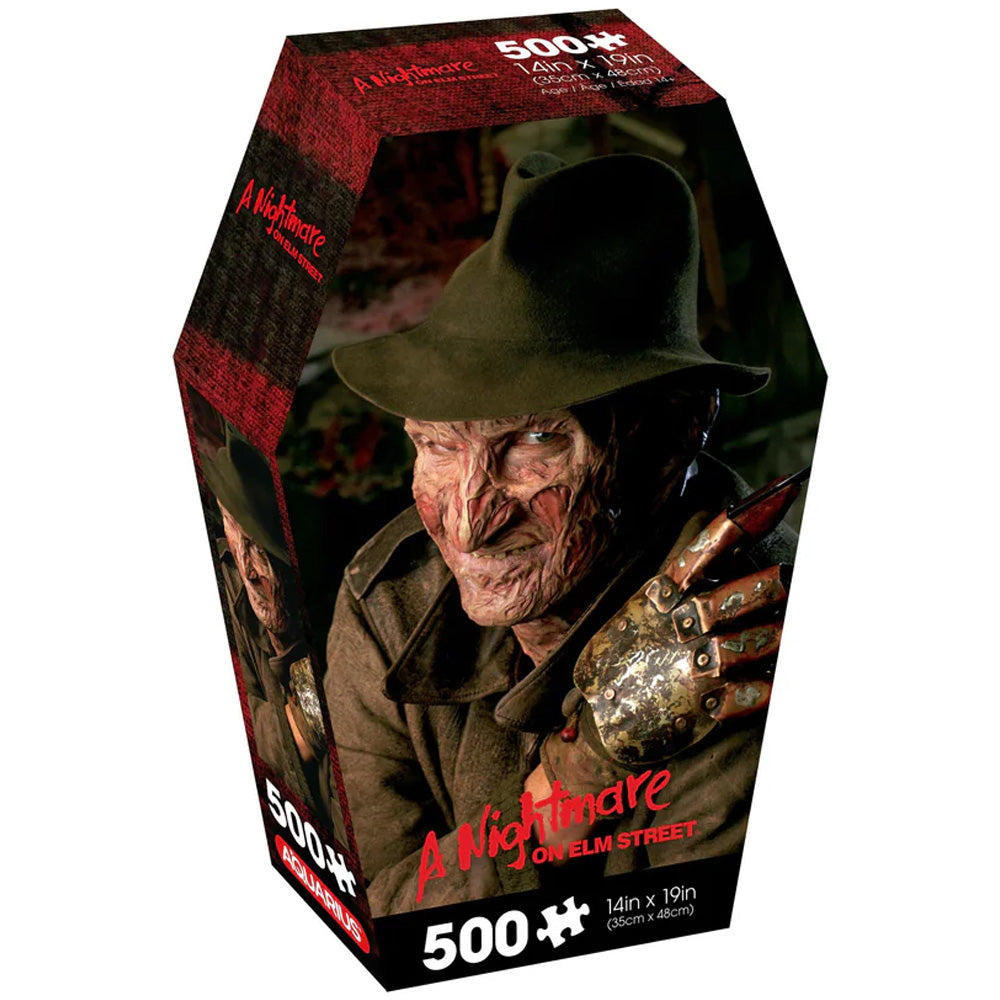 A Nightmare On Elm Street Coffin Box 500 Piece Jigsaw Puzzle