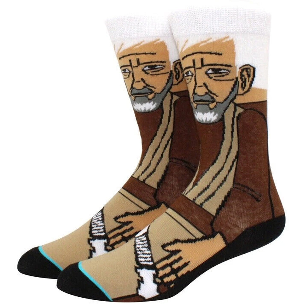 Pop Culture Socks - Obi Wan Kenobi (One Size Gender Neutral)
