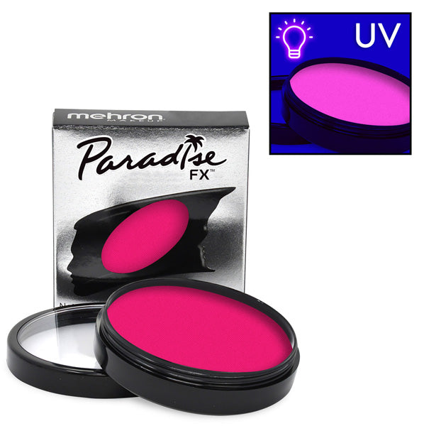 Mehron Paradise AQ FX - UV Intergalactic (Neon Pink) 1.4oz Pro Size