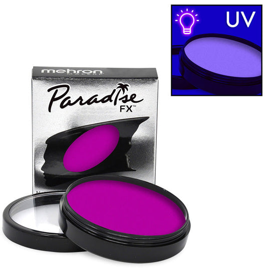 Mehron Paradise AQ FX - UV Nebula (Neon Purple) 1.4oz Pro Size