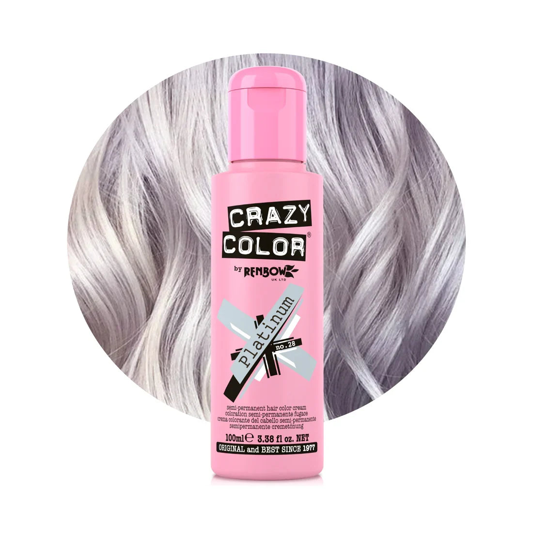 Crazy Color Hair Dye - Platinum