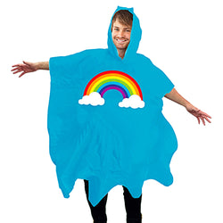 Image of Festival Poncho - Rainbow