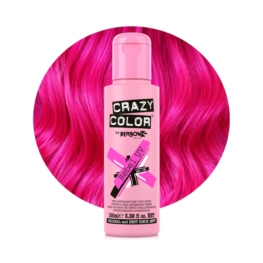 Crazy Color Hair Dye - Rebel UV