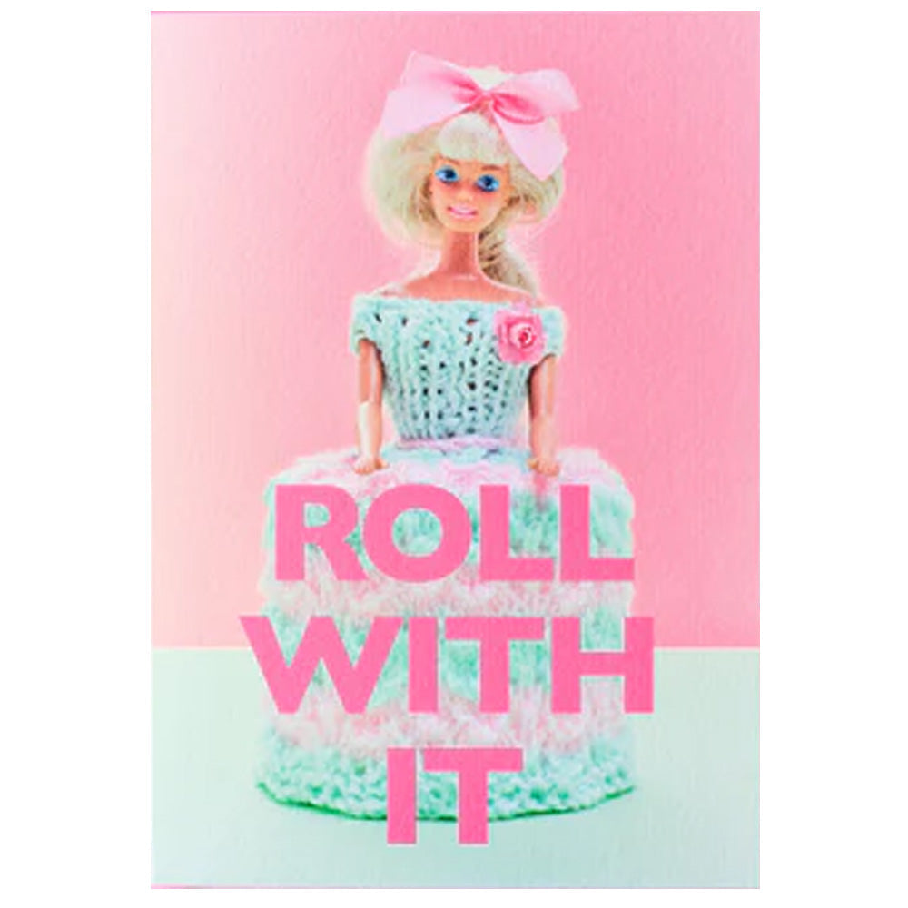 Ornament Art Greetings Card - Roll With It