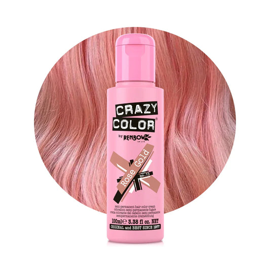 Crazy Color Hair Dye - Rose Gold