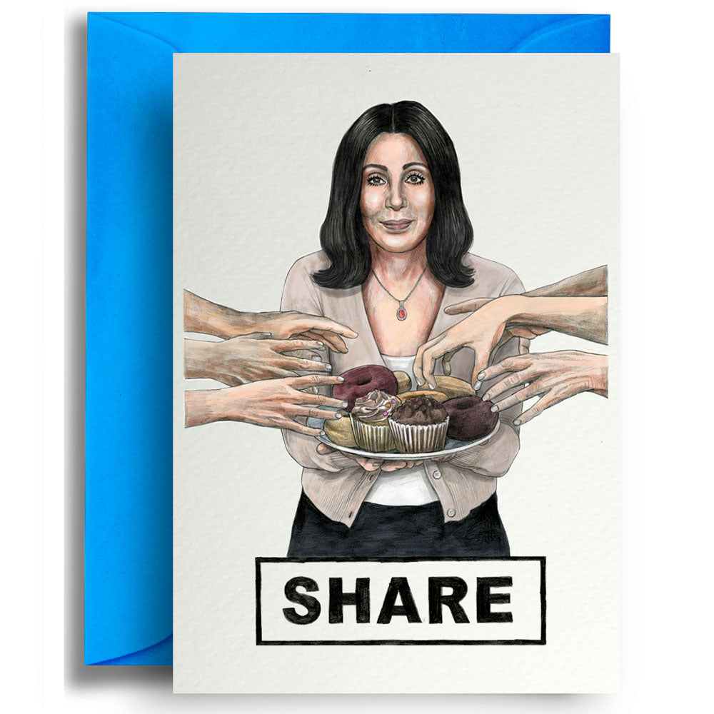 Share - Greetings Card