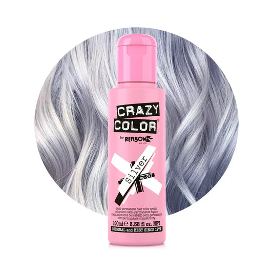 Crazy Color Hair Dye - Silver