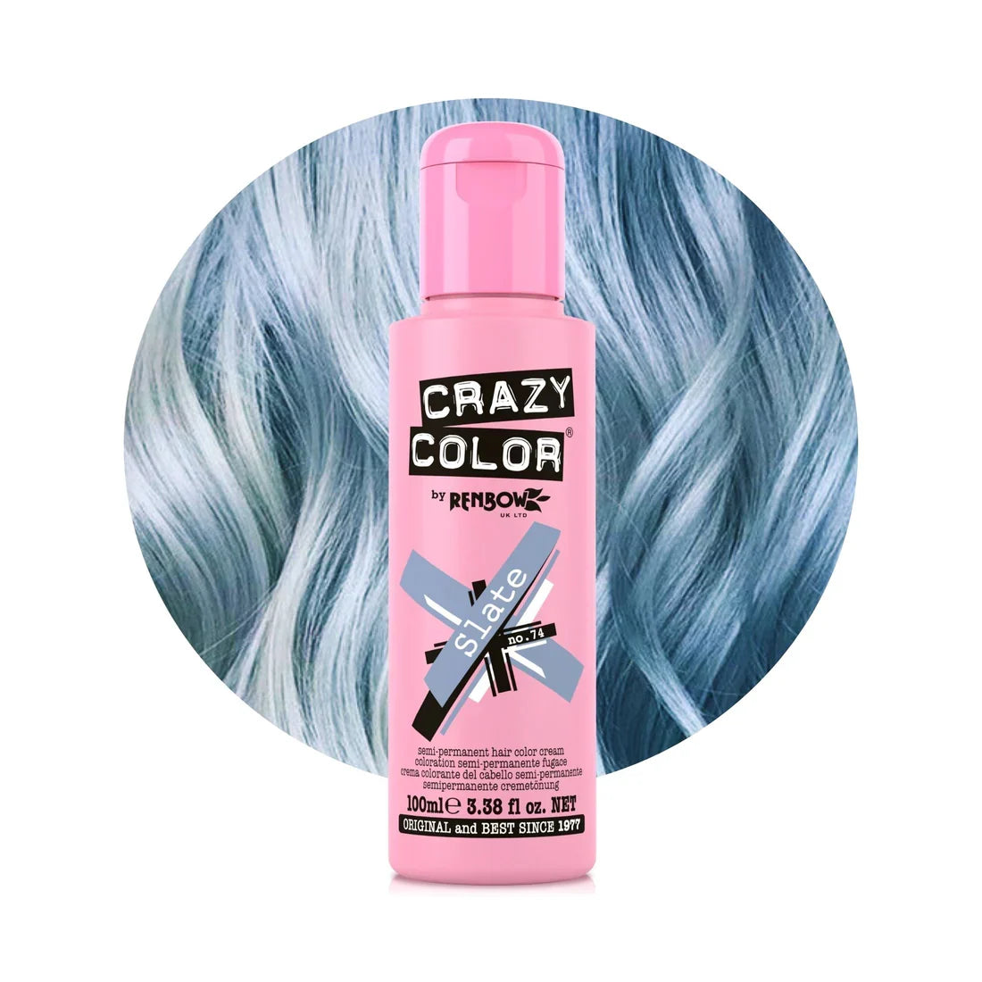 Crazy Color Hair Dye - Slate