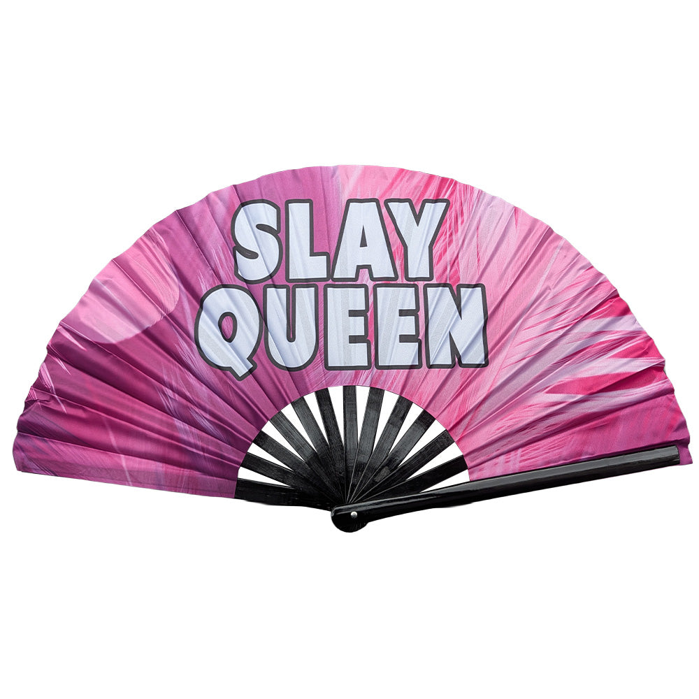 Slay Queen Cracking Fan - Large 33cm