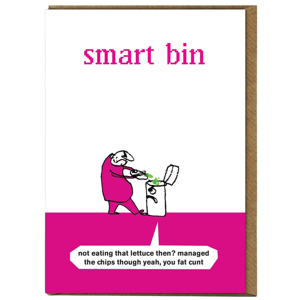 Modern Toss Birthday Card - Smart Bin