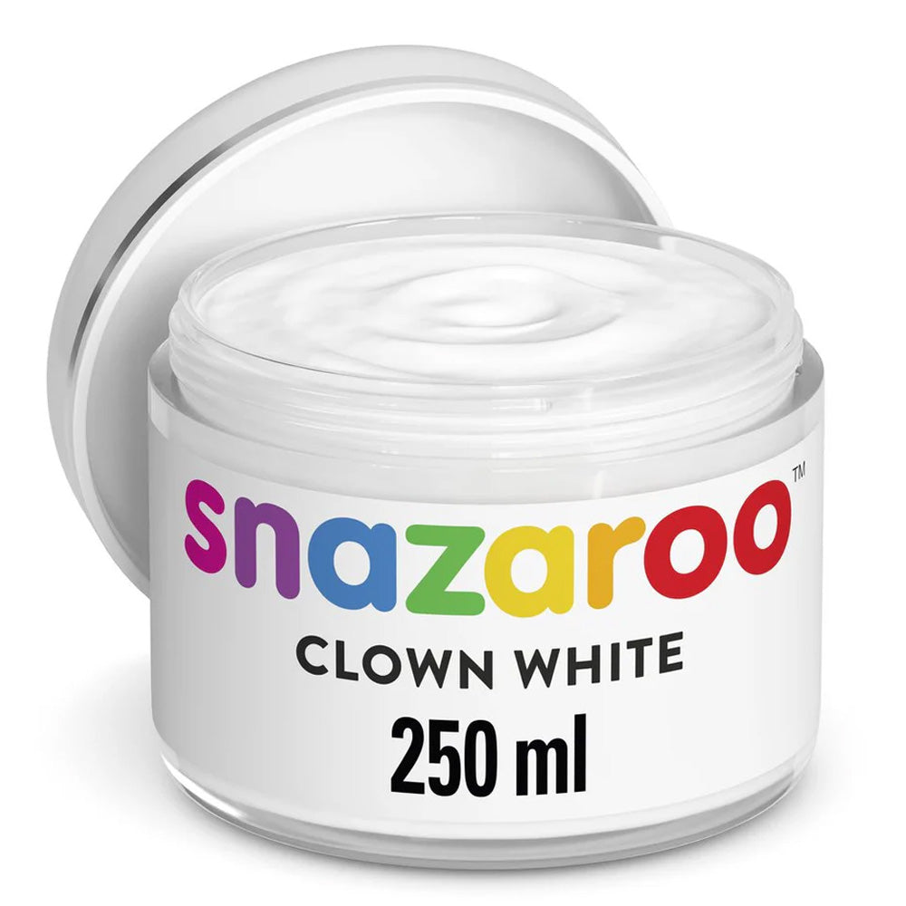 Snazaroo Face & Body Paint - Clown White Face Paint 250ml