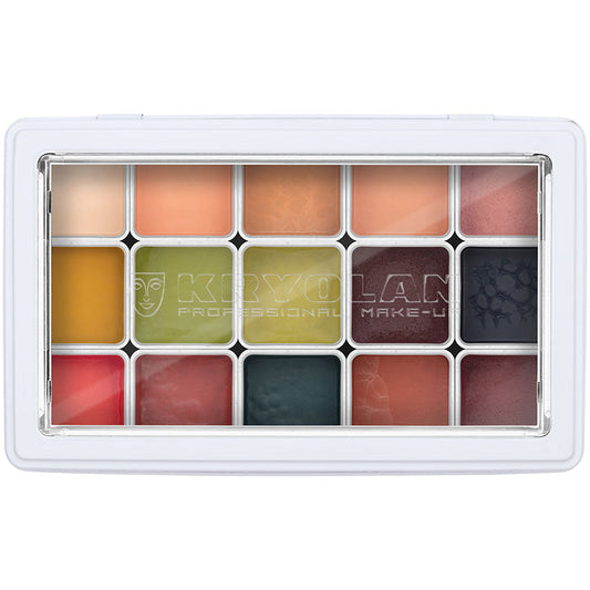 Kryolan FX Design Color Palette 15 Colors - Special FX