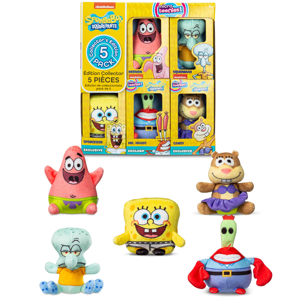 Micro Teenies Spongebob Squarepants 5-Pack